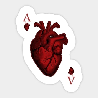 Ace of Hearts Sticker